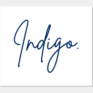 Indigo design. Posters and Art
